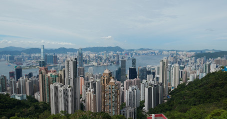 Fototapeta premium Hong Kong city skyline