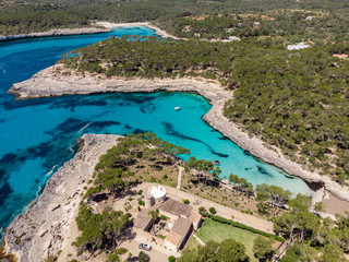 Calo des Borgit, Santanyi, Parc Natural de Mondragó, Mallorca, Balearic Islands, Spain