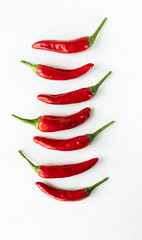 red hot chili pepper, on linen