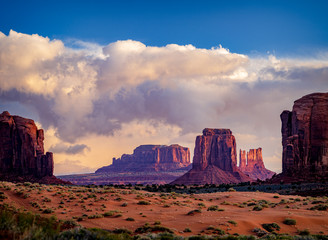 Monument valley pancake flats and Thunderbird mesa