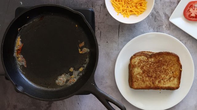 Making a Grilled Cheese Sandwich