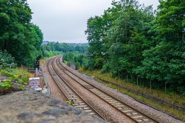 railway in the countryside