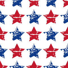 Vector seamless star pattern. Modern stylish texture