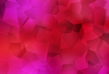 Light Red vector backdrop with memphis shapes.