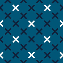 Fototapeta na wymiar Seamless abstract geometric pattern with crosses. Modern stylish texture
