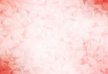 Fototapeta premium Light Red vector low poly background.
