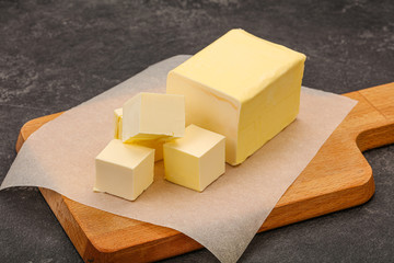 Dairy natural yellow butter piece