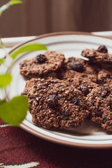 Galletas de avena con plátano