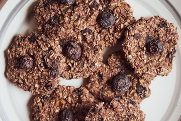 Galletas de avena con plátano