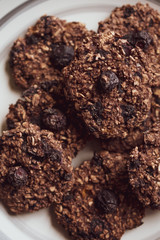 Galletas de avena con plátano