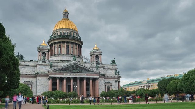 Saint Petersburg. Saint Isaac's Cathedral. Museums of Petersburg. St. Isaac's Square. Summer in St. Petersburg. 