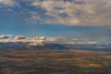 Fototapeta premium Aerial view of mountains 8