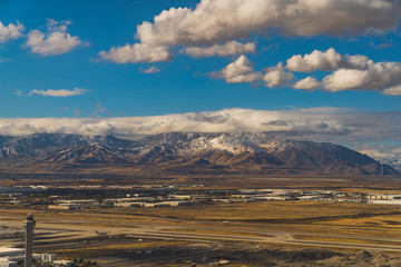 Aerial view of mountains