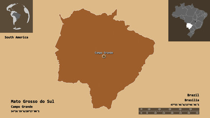 Mato Grosso do Sul, state of Brazil,. Previews. Pattern