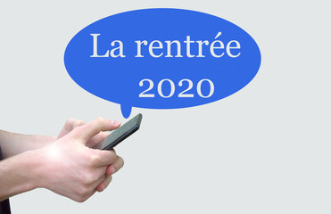 la rentrée 2020, concept 