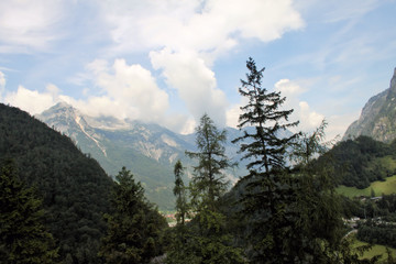 A view of the Austrian Mountains
