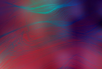 Light Pink, Red vector blurred shine abstract texture.