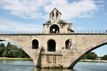 A view of Avignon in France