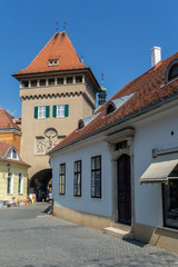 Obraz premium Tower of Heroes in the old town of Koszeg