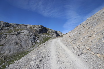 Mountanious landscape in the North of Spain