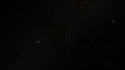 science fiction wallpaper, cosmic landscape, beautiful galactic background, beautiful starry sky, galaxy of different colors, realistic exoplanet, 3d render