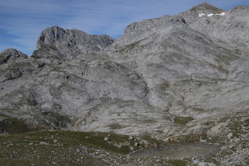Mountanious landscape in the North of Spain