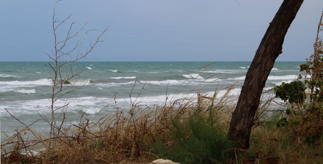 Mare agitato in estate - vacanze e relax