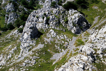 Mountanious landscape in the North of Spain