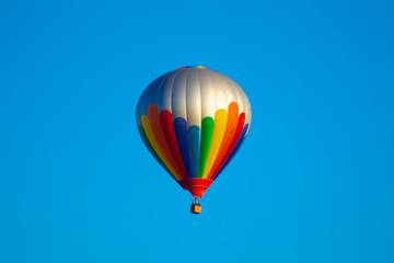 Hot air ballons on a blue sky