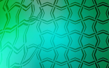 Light Green vector texture with colored lines. Blurred decorative design in simple style with lines. The pattern for ad, booklets, leaflets.