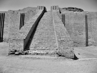 A view of the Ziggurat in Iraq