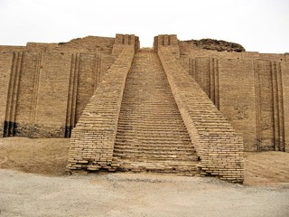 A view of the Ziggurat in Iraq