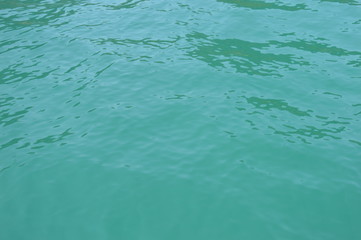 blue water surface with light blue texture