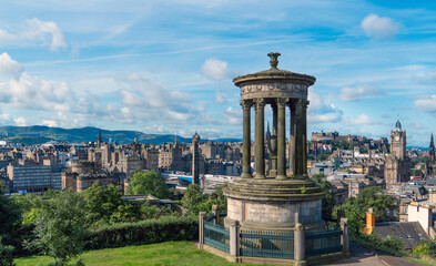 Edinburgh Scotland Skyline ,viewed from Calton Hill