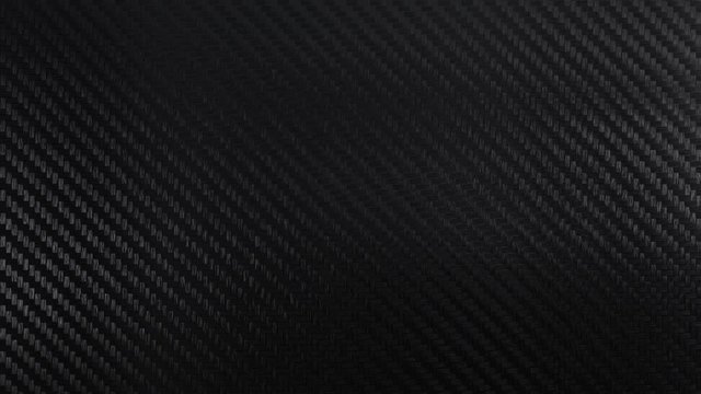 Carbon black texture pattern background seamless motion loop. 3D animation