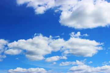 Naklejka na ściany i meble blue sky clouds, blue sky