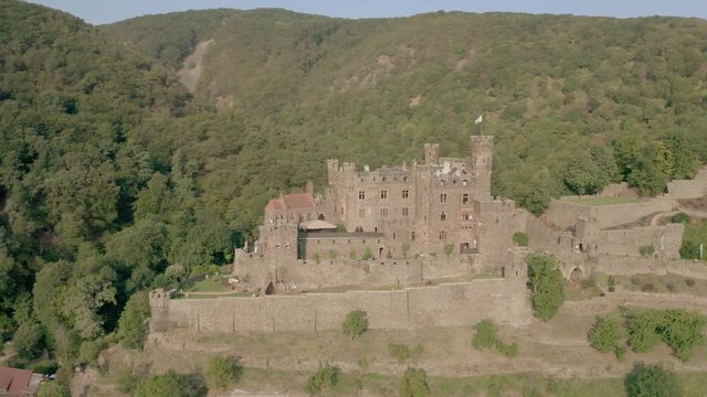 Reichenstein Castle Panoramic Aerial