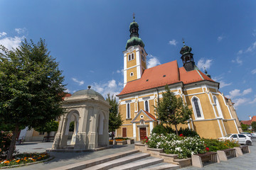 Fototapeta na wymiar St. Imre Church in Koszeg, Hungary