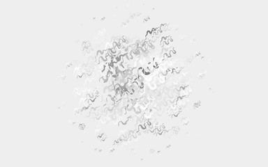 Obraz premium Light Gray vector pattern with wry lines.