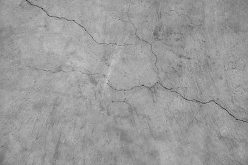 Grey cracked concrete
