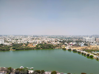 Fototapeta na wymiar Aerial View of North Bangalore