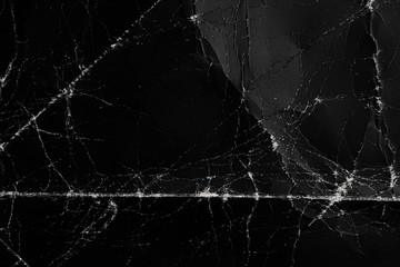 Folded black crumpled paper