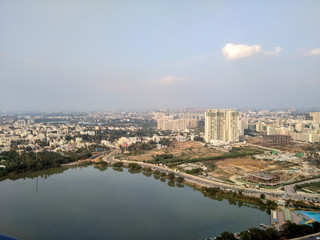Fototapeta premium view of north Bangalore