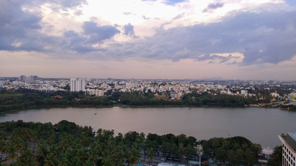 view of the city of Bangalore north 