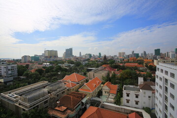 Fototapeta premium Phnom Penh skyline