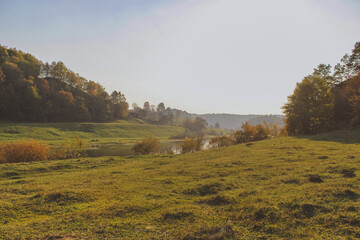 Obraz premium autumn landscape in the mountains