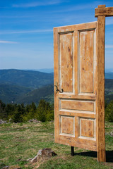 Doors to the paradise, Pancir mountain at Sumava national park