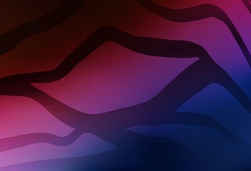 Dark Blue, Red vector abstract blurred background.