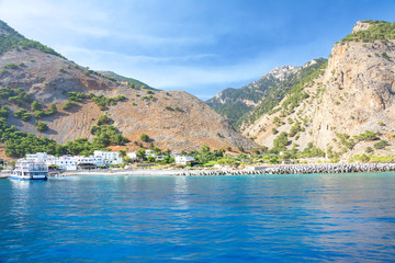 Obraz premium Agia Roumeli auf Kreta