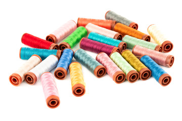 Colorful thread reels